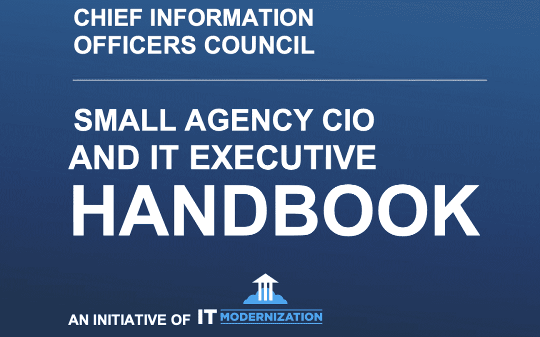 New Handbook for Small Agency CIOs and Executives Released by CIO Council